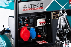 Дизельный генератор Alteco ADG 7500 TE ракурс 6