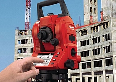 Эксплуатация тахеометра Hilti POS 15