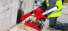 Эксплуатация установки алмазного бурения Hilti DD 160