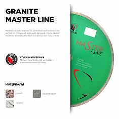 Характеристики и применение алмазного отрезного круга Diam Master Line 1A1R Корона Granite 180 мм