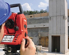 Использование тахеометра Hilti POS 15