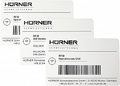 Карточка с кодом сварщика Hurner RFID