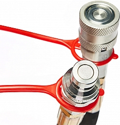 Муфты гидравлических шлангов гидравлических стыковых сварочных аппаратов для пнд труб Gas Fusion Red-1600