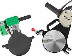 Нагреватель и торцеватель механического стыкового сварочного аппарата для пнд труб Gas Fusion Red-160T2