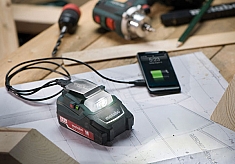 Применение адаптера питания Metabo PA 14.4-18 Led-USB